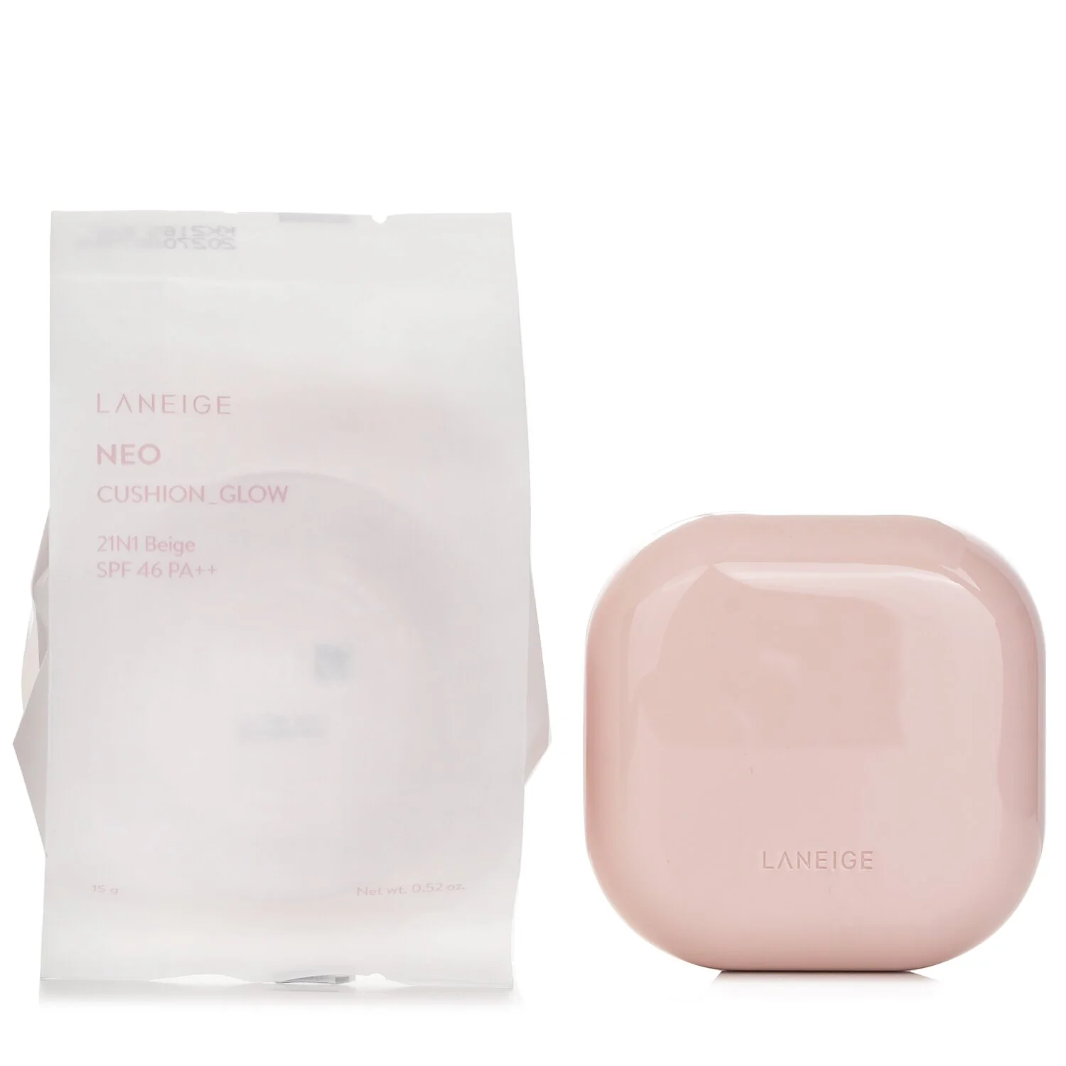 Laneige Neo Cushion Glow SPF 46  - # No.21N1 Beige  30g(15g x 2)