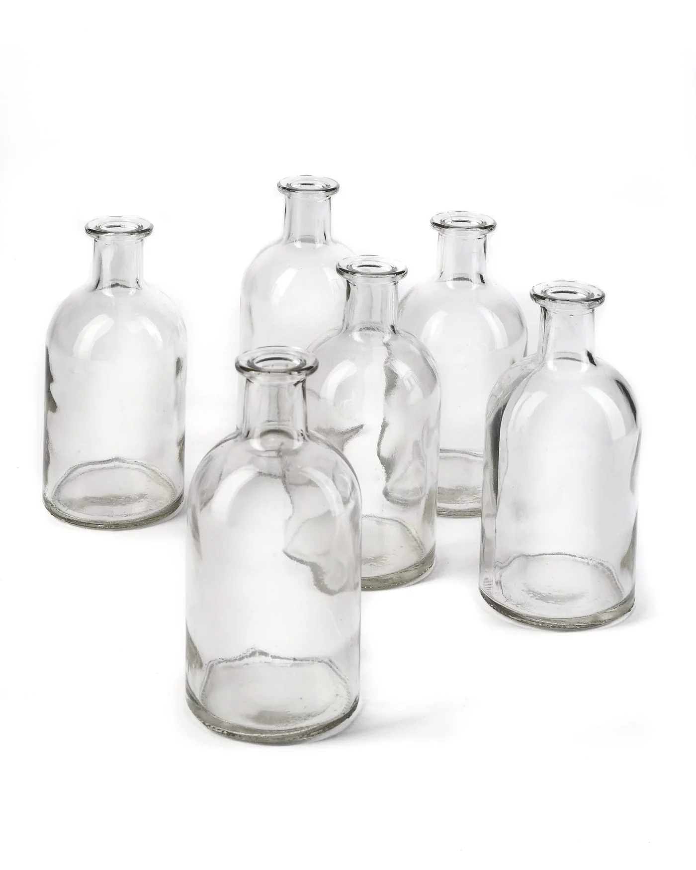 Serene Spaces Living Set of 48 Clear Bud Vases