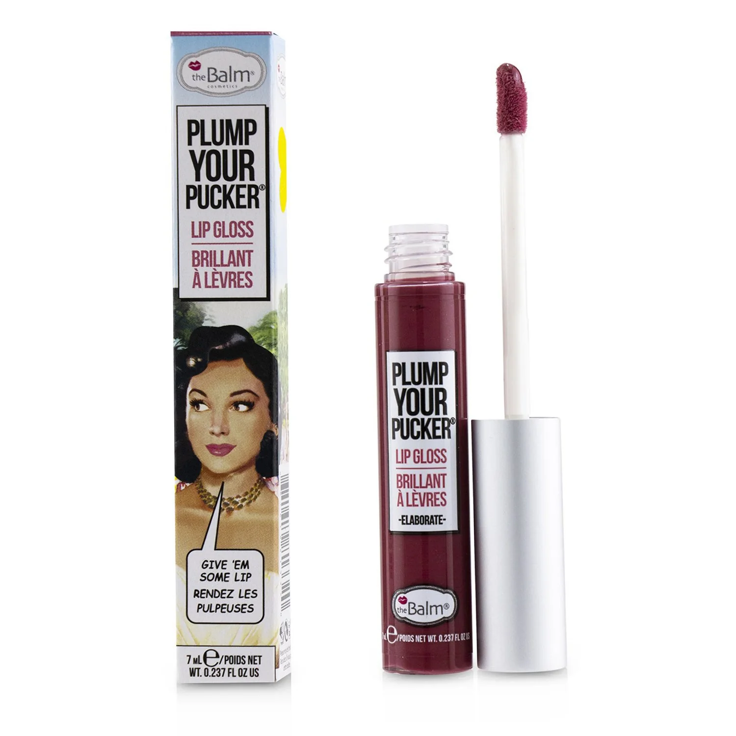 TheBalm Plum Your Pucker Lip Gloss - # Extravagant  7ml/0.237oz