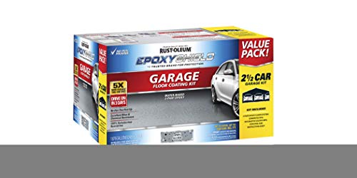 Rust-Oleum 261845 EpoxyShield Garage Floor Coating , 2 gal, Gray, 2.5 Car Kit