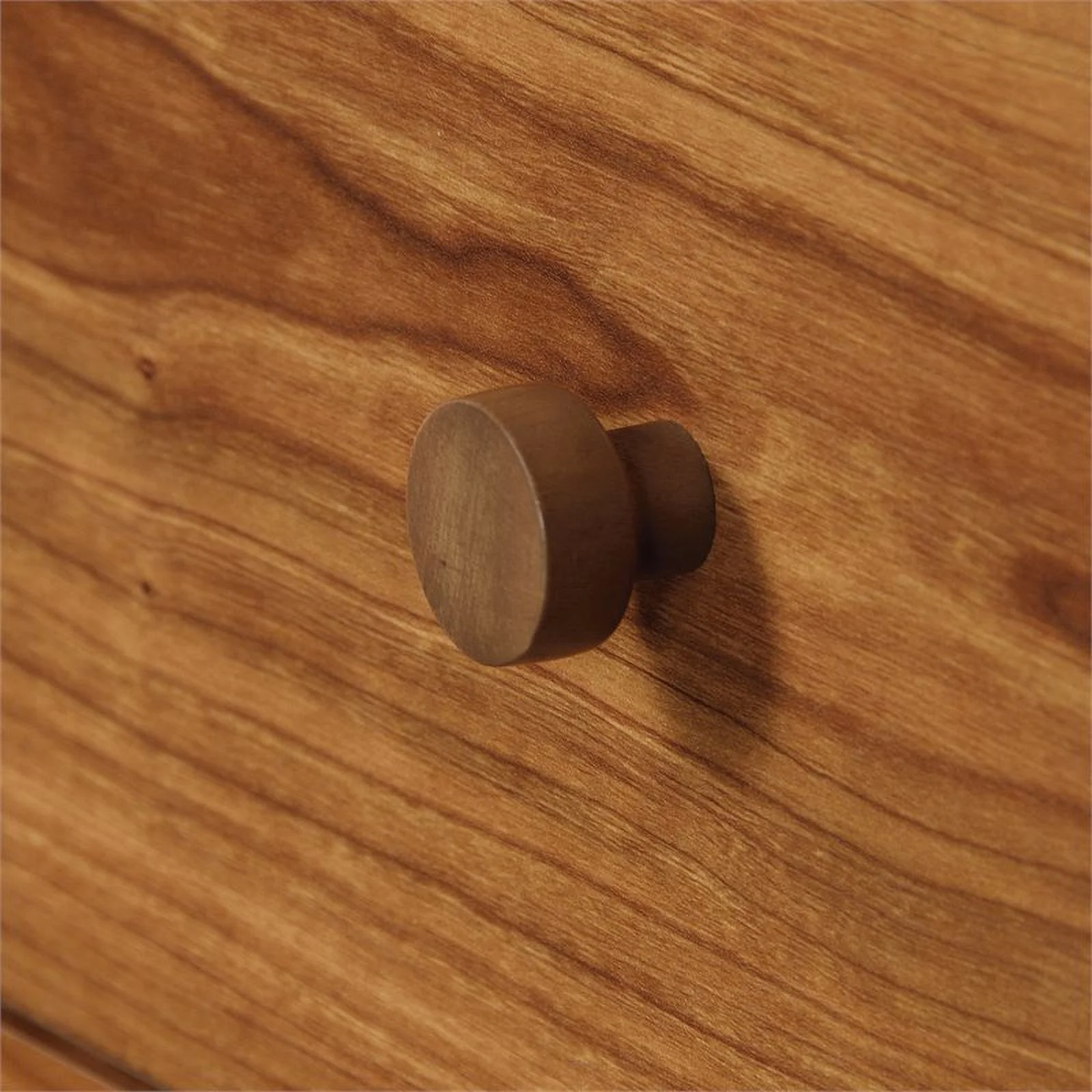 Pemberly Row Engineered Wood 4-Drawer Bedroom Chest in Prairie Cherry