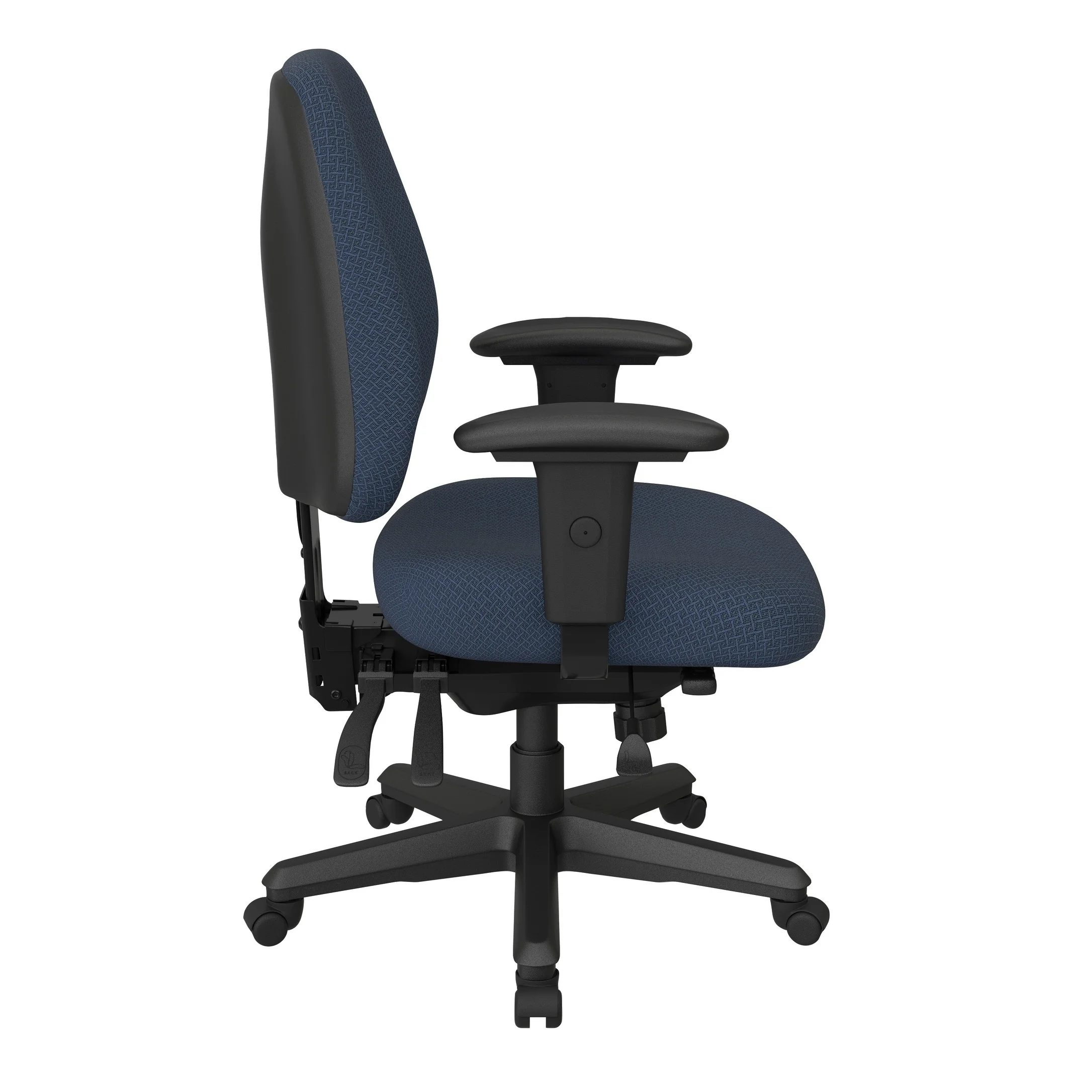 Office Star Products Ergonomics Chair interlink ink blue