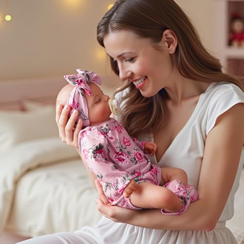 BABESIDE Lifelike Reborn Baby Dolls - 20 inch Sleeping Realistic Newborn Baby Dolls Soft Body Real Life Baby Dolls Girl with Accessories Gifts for Kids Age 3 + & Collection