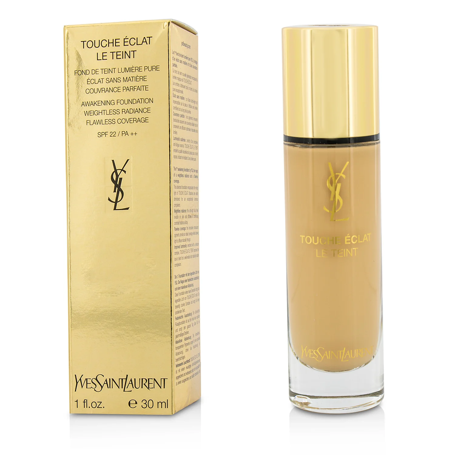 Yves Saint Laurent Touche Eclat Le Teint Awakening Foundation SPF22 - #B70 Mocha  30ml/1oz