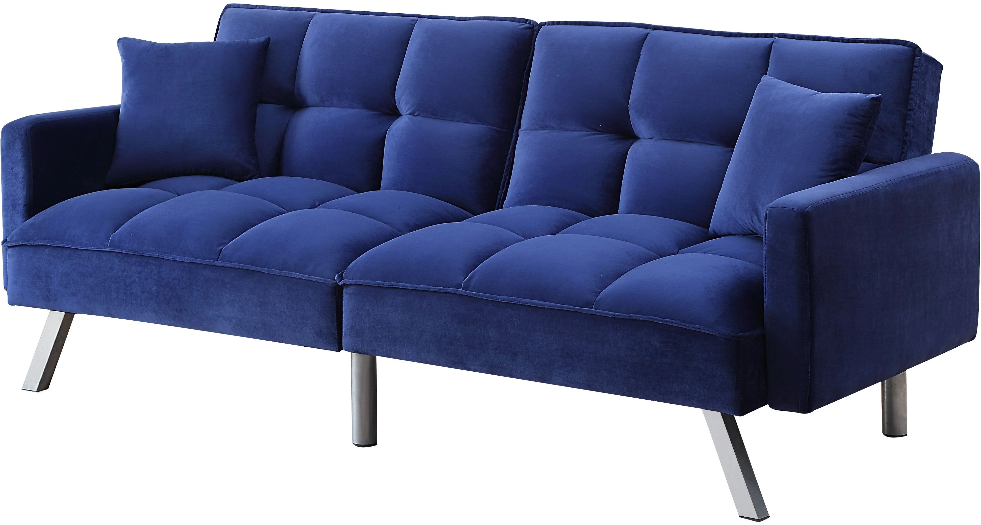 Acme Furniture Mecene Sofa, Blue Velvet