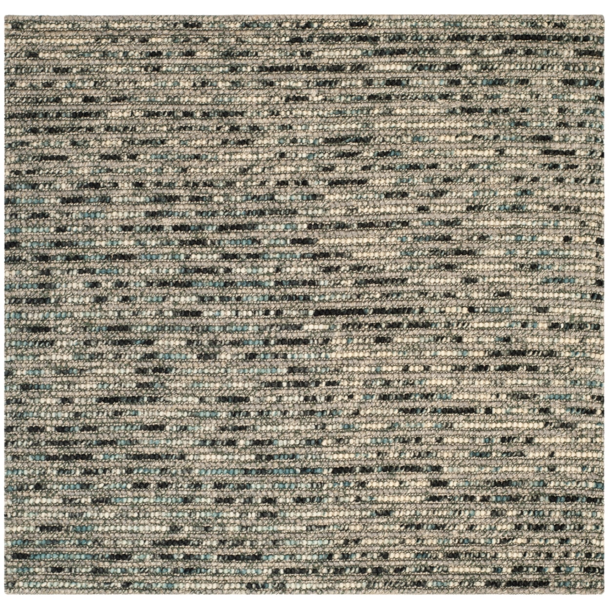 SAFAVIEH Bohemian Nel Transitional Braided Striped Area Rug, Grey/Multi, 4' x 6'