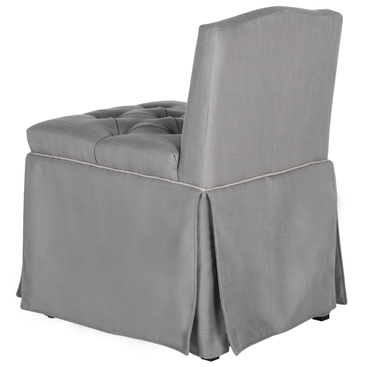 SAFAVIEH Betsy Vanity Chair Artic Grey / Taupe