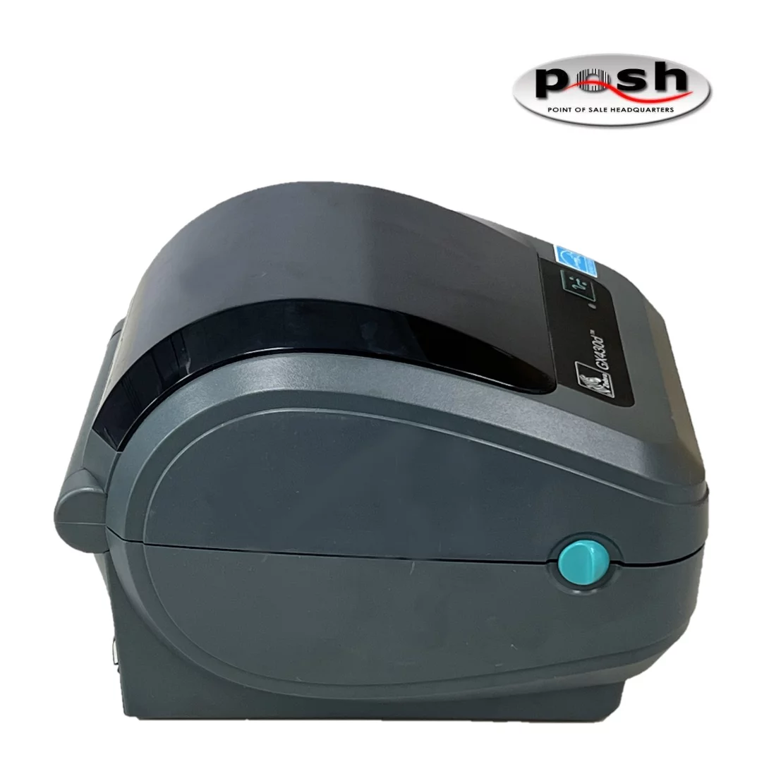 Zebra GX430d Direct Thermal Monochrome Desktop Label Printer - W/ Power Supply