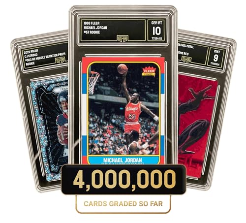 Graded Gem Mint 10 Mystery Football Card | GMA Graded Football Card | Contains One Graded Vintage, Rookie, Legend or Current Star