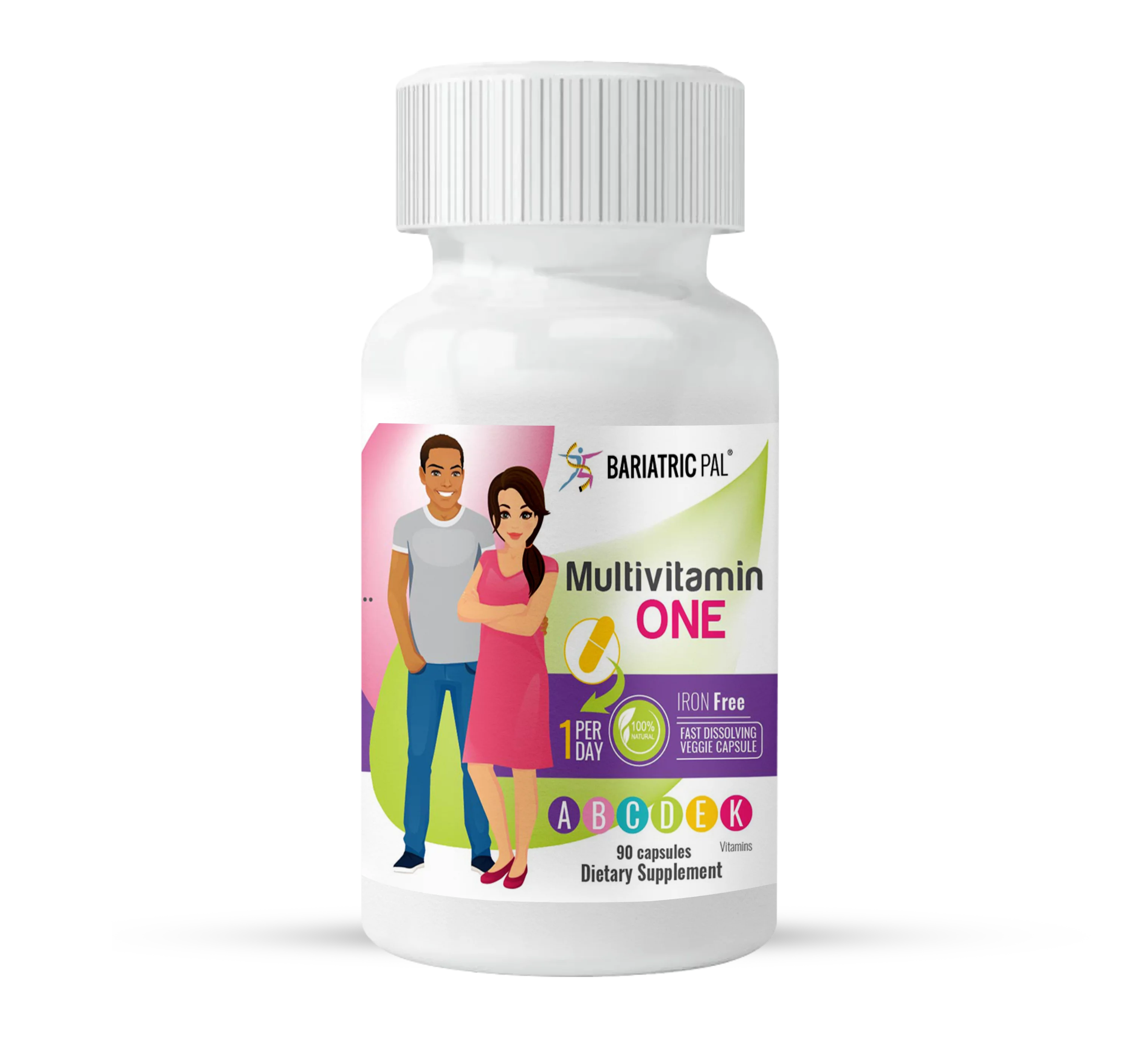 Duodenal Switch Vitamin Pack - Capsules Size: 3-Month Supply, BariatricPal Multivitamin ONE: Capsule - Iron Free, BariatricPal Calcium Citrate Soft Chews: Caramel Apple