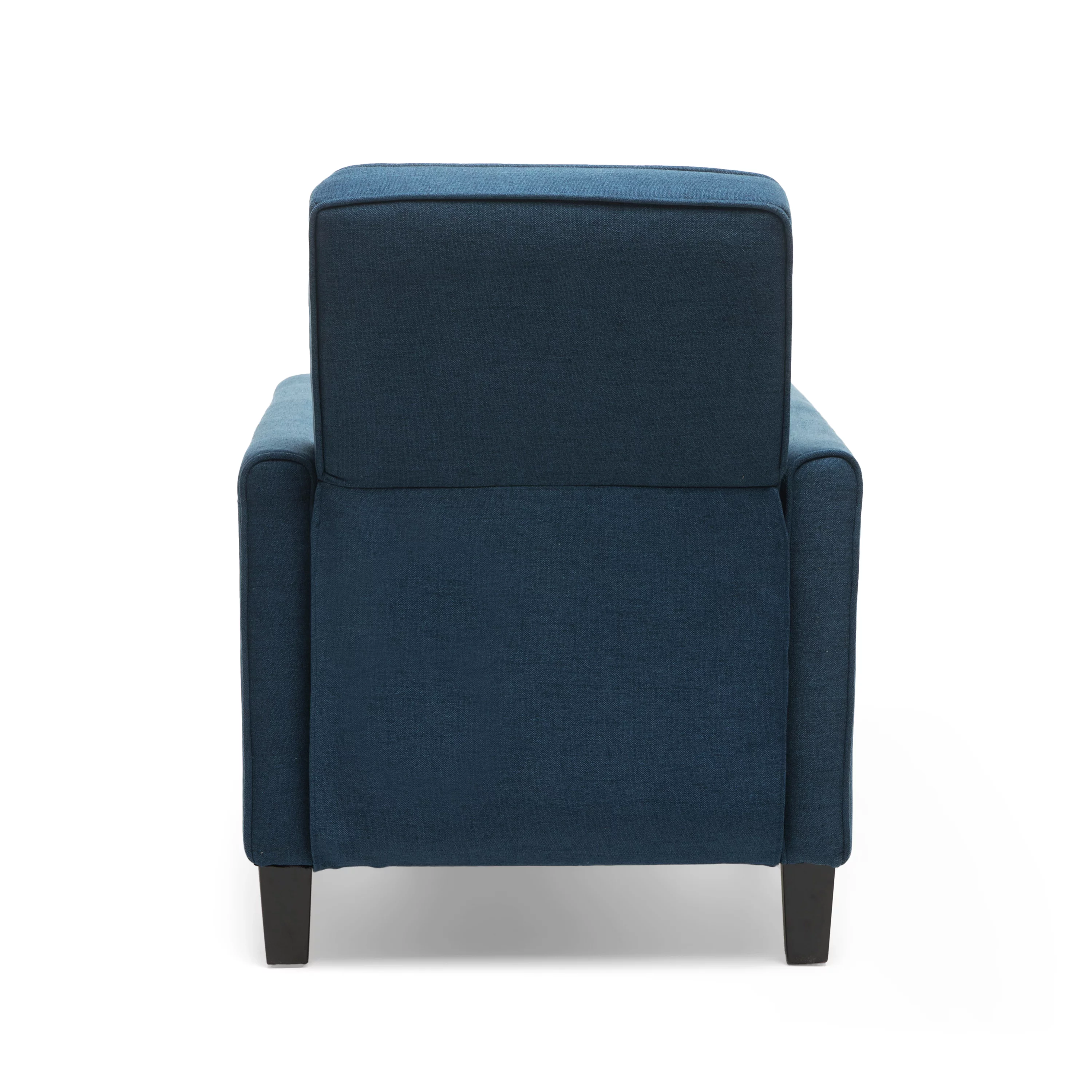 GDF Studio Jeffrey Fabric Recliner Club Chair, Dark Blue