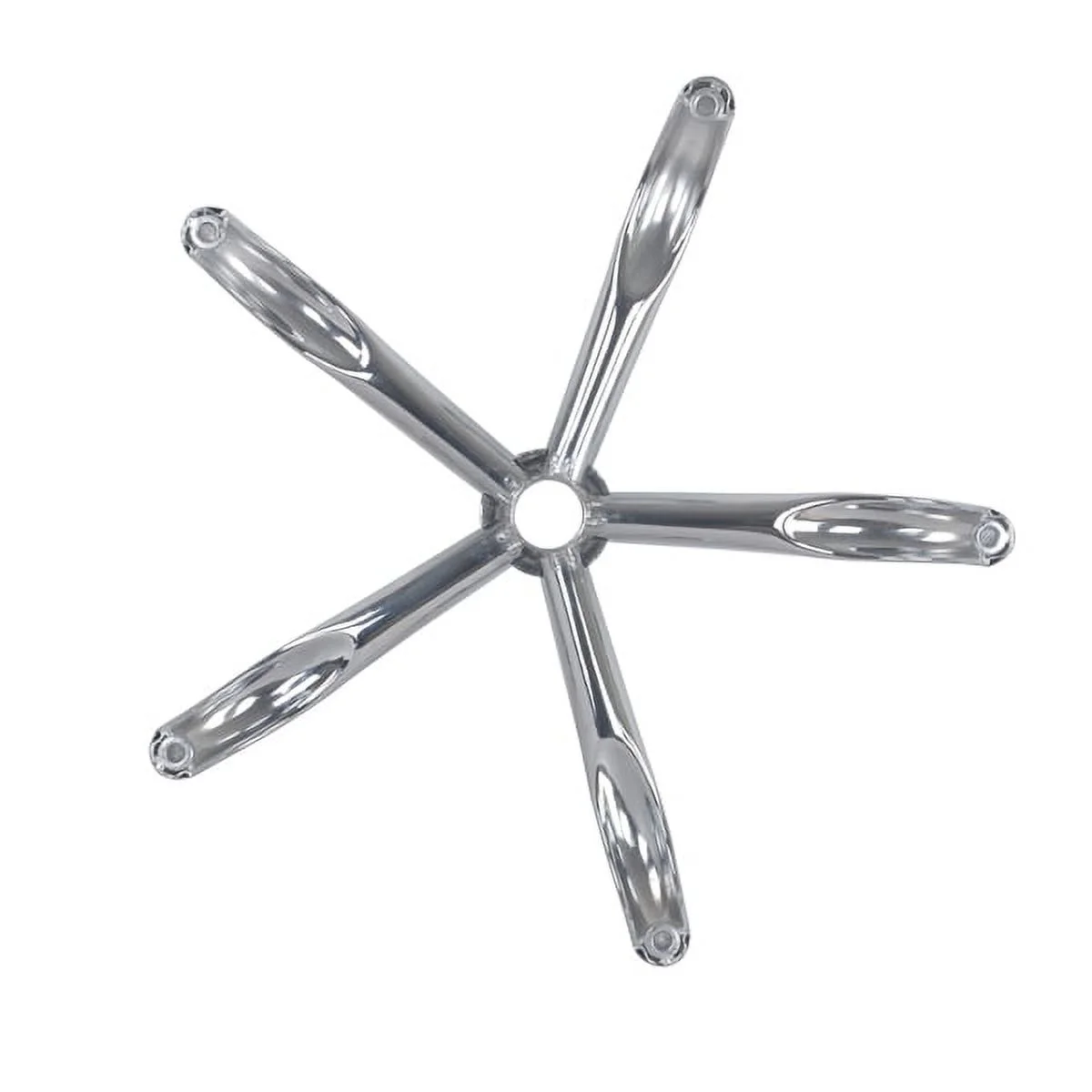 Fithood Adjustable Height Transparent Tempered Glass Table Desk Table with Lockable Wheels(Adjustable Range 24.2 