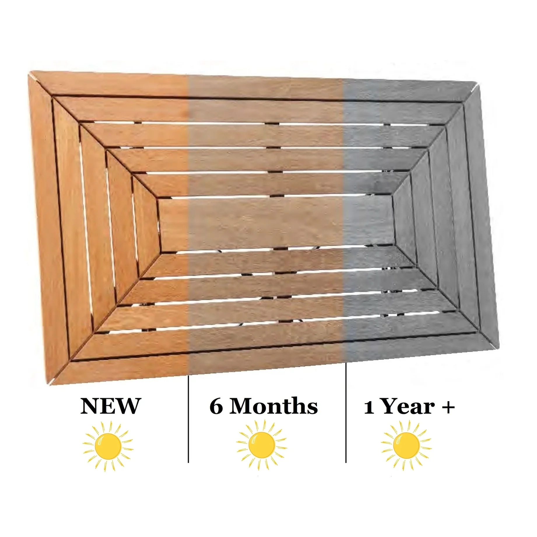 Curated Maison Adelle Teak Folding Outdoor Deck Chair Lounge