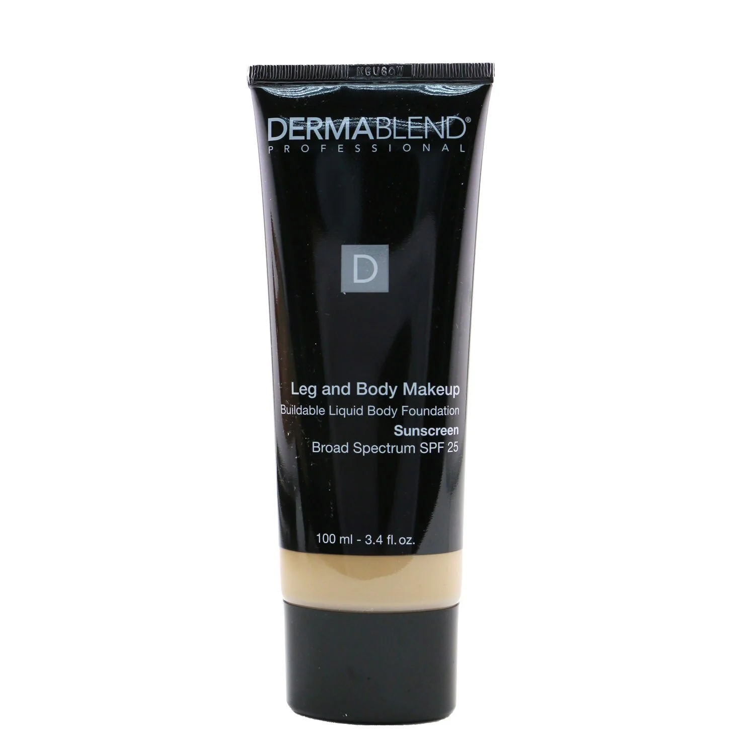 Dermablend Leg and Body Make Up Buildable Liquid Body Foundation Sunscreen Broad Spectrum SPF 25 - #Deep Natural (Exp. Date 12/2022)  100ml/3.4oz