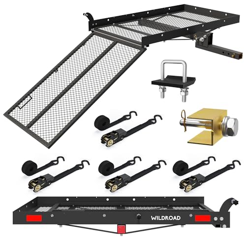 WILDROAD Hitch Cargo Carrier with Ramp 50