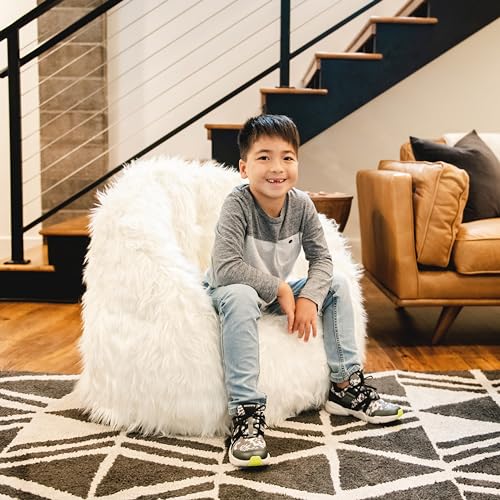 Big Joe Milano Lenox Denim Cobalt Beanbag Chair