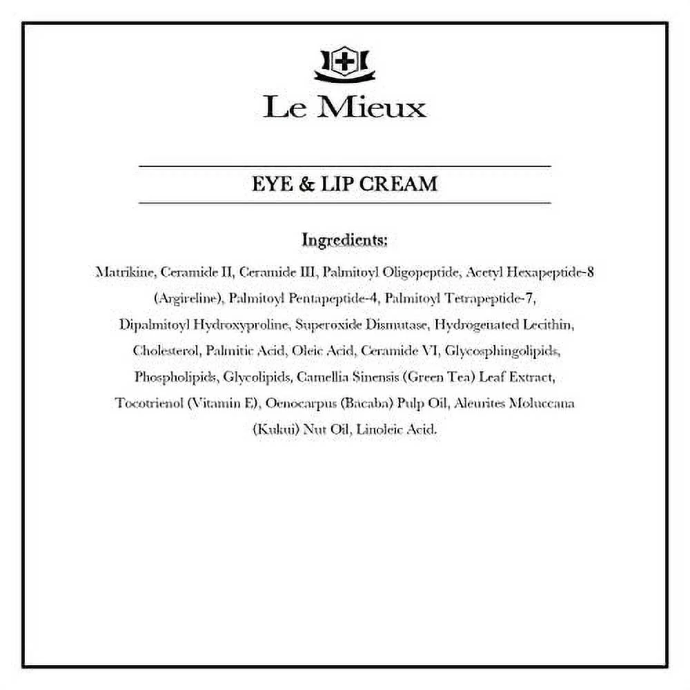 Le Mieux Eye and Lip Cream 0.5oz/15ml