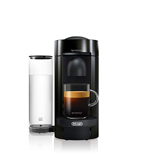 Nespresso Vertuo Plus Coffee and Espresso Maker by De'Longhi, Grey with Aeroccino Milk Frother