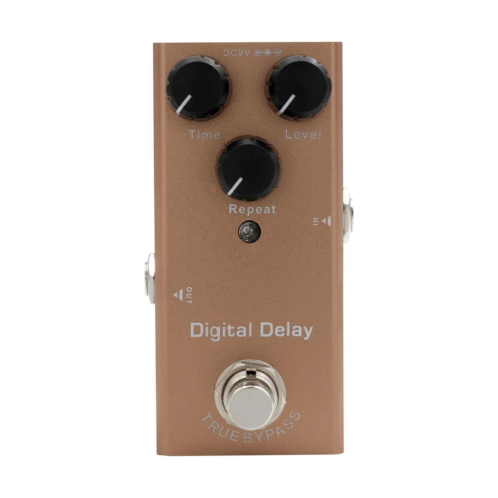 Dadypet Effect Pedal,Pedal Bypass - Portable Pedal Bypass - Delay (Coffee) Pedal Portable Pedal RUSUO EF-01 Pedal dsfen Pedal HUIOP EF-08