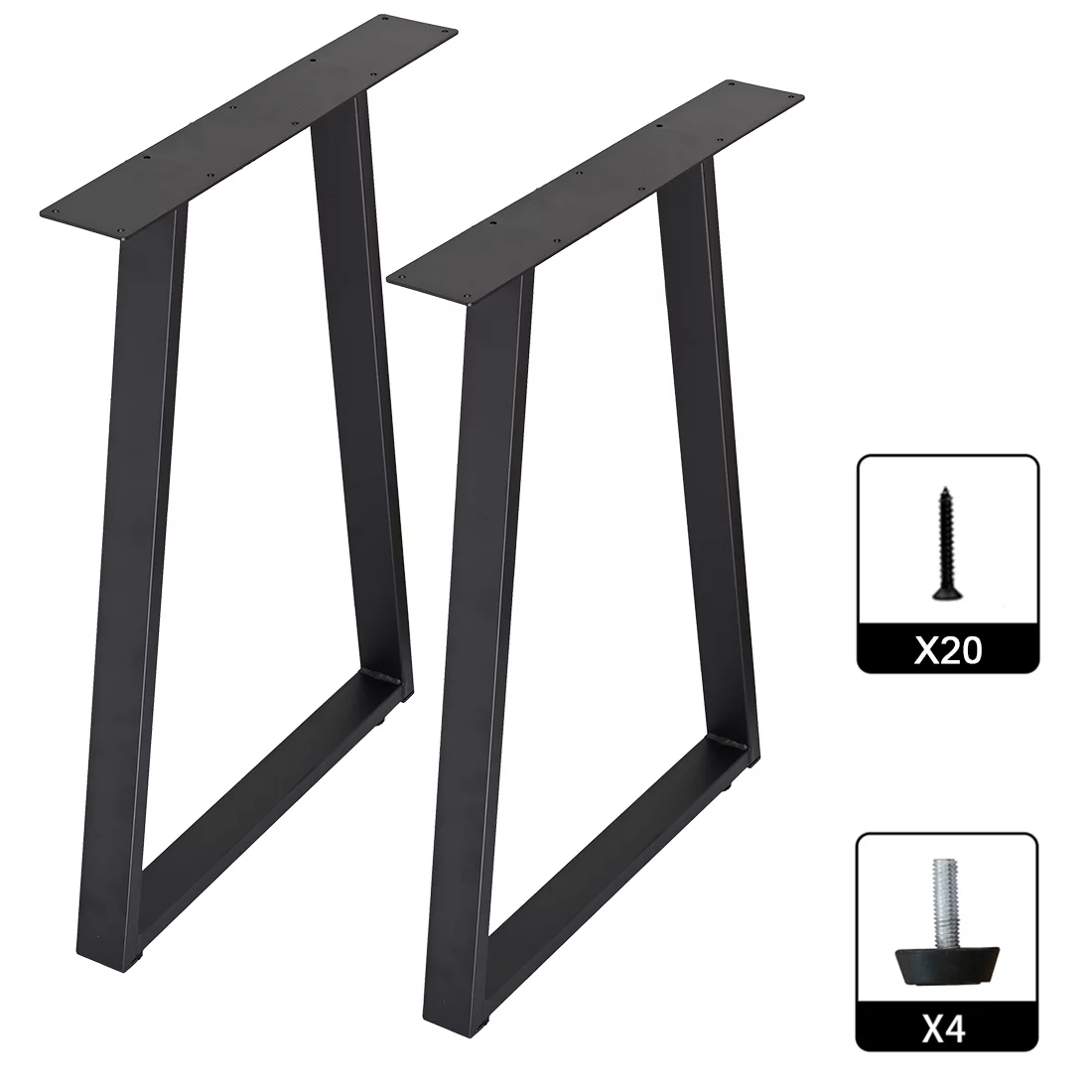 RokiaTek Metal Table Legs 28