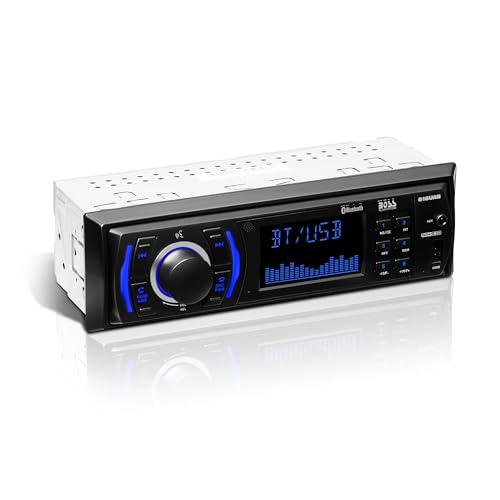 BOSS Audio Systems 616UAB Car Stereo With Bluetooth - Single DIN, MP3, USB, Aux-in, AM/FM, No CD DVD Player