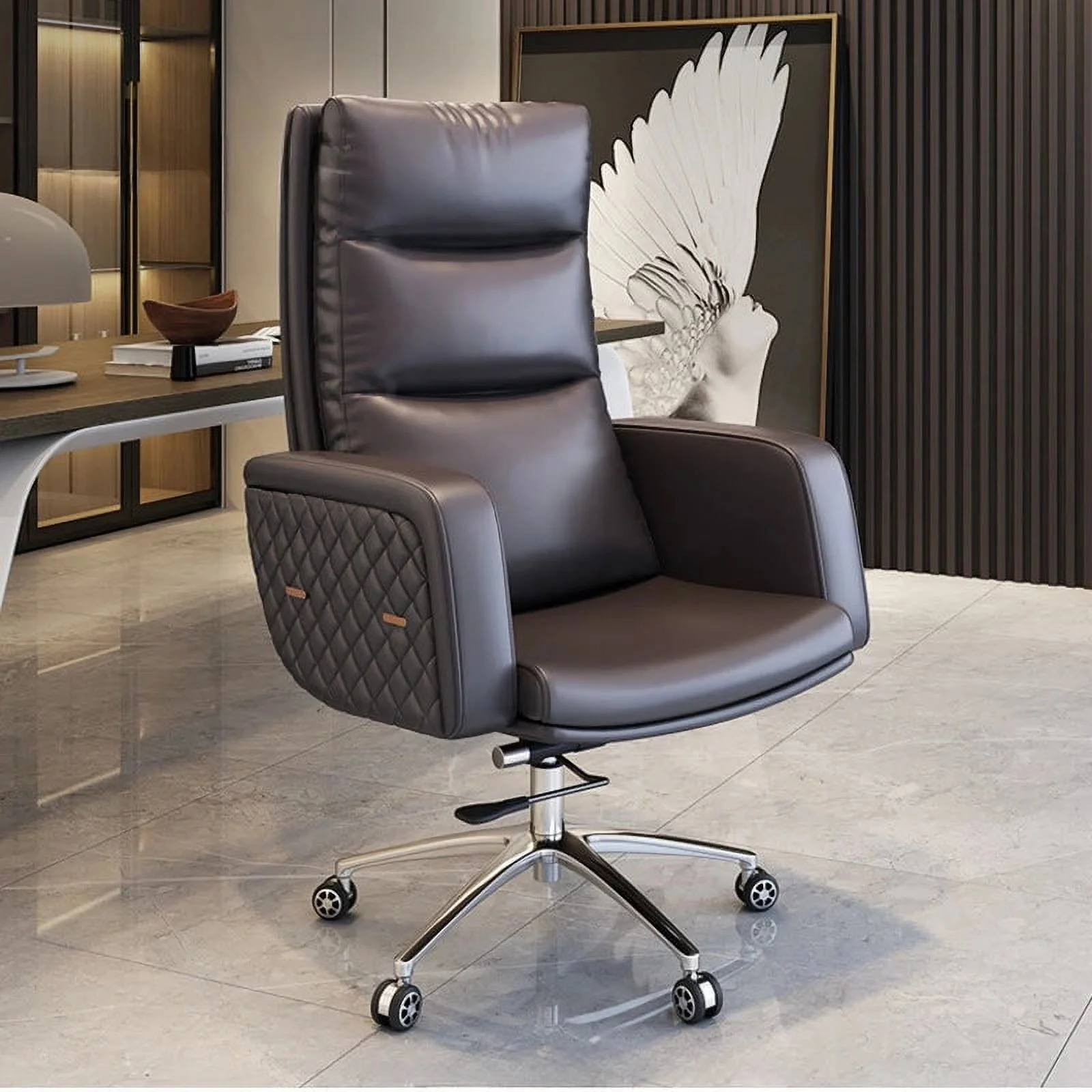 Luxury Office Chairs Modern office Furniture High Back Computer Chair Lifting Rotary Gaming Chair Leather Boss Business Chair