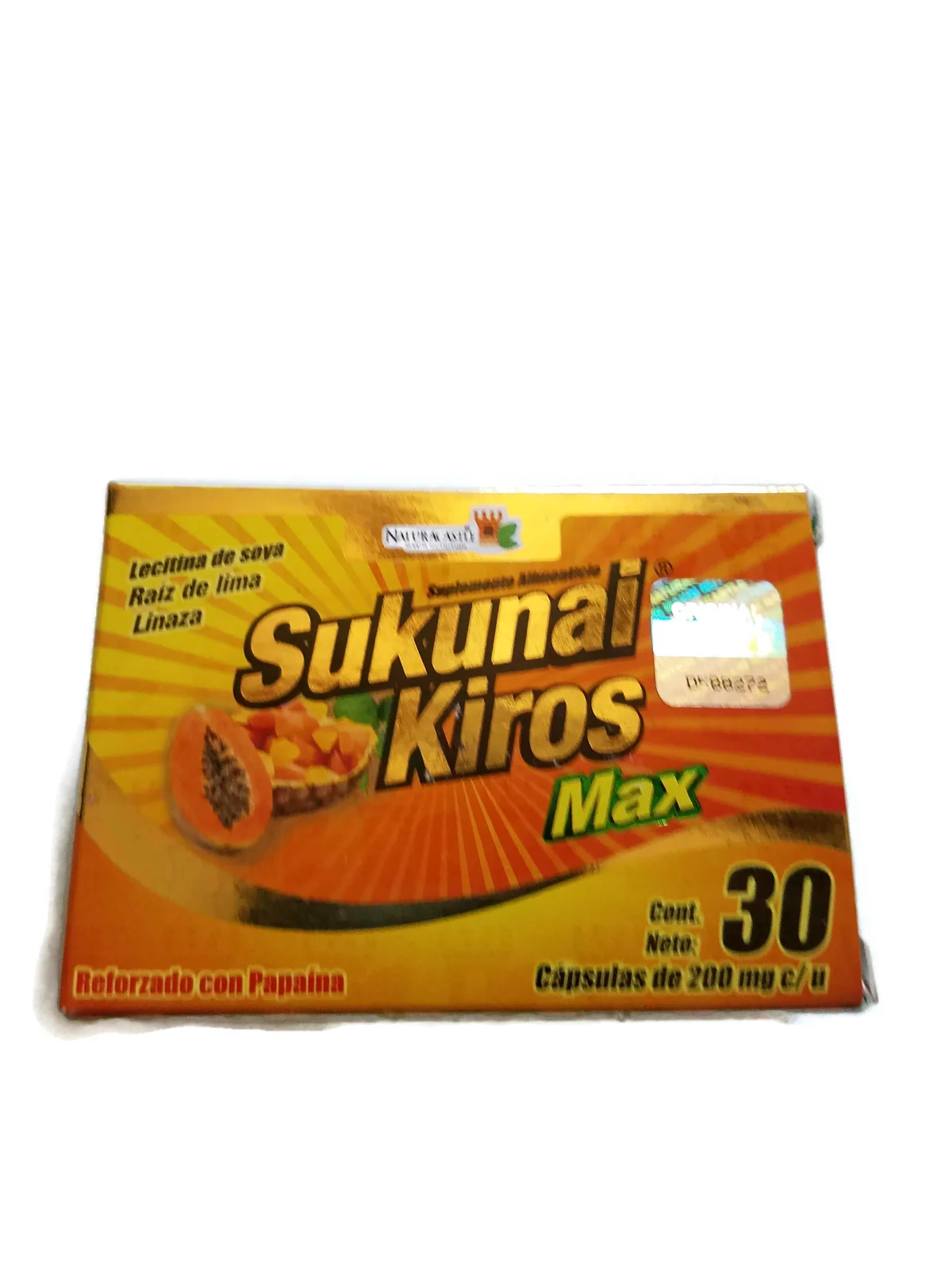 Sukunai Kiros Max 4 Pack 120 Capsules for Weight Loss 100 % Natural