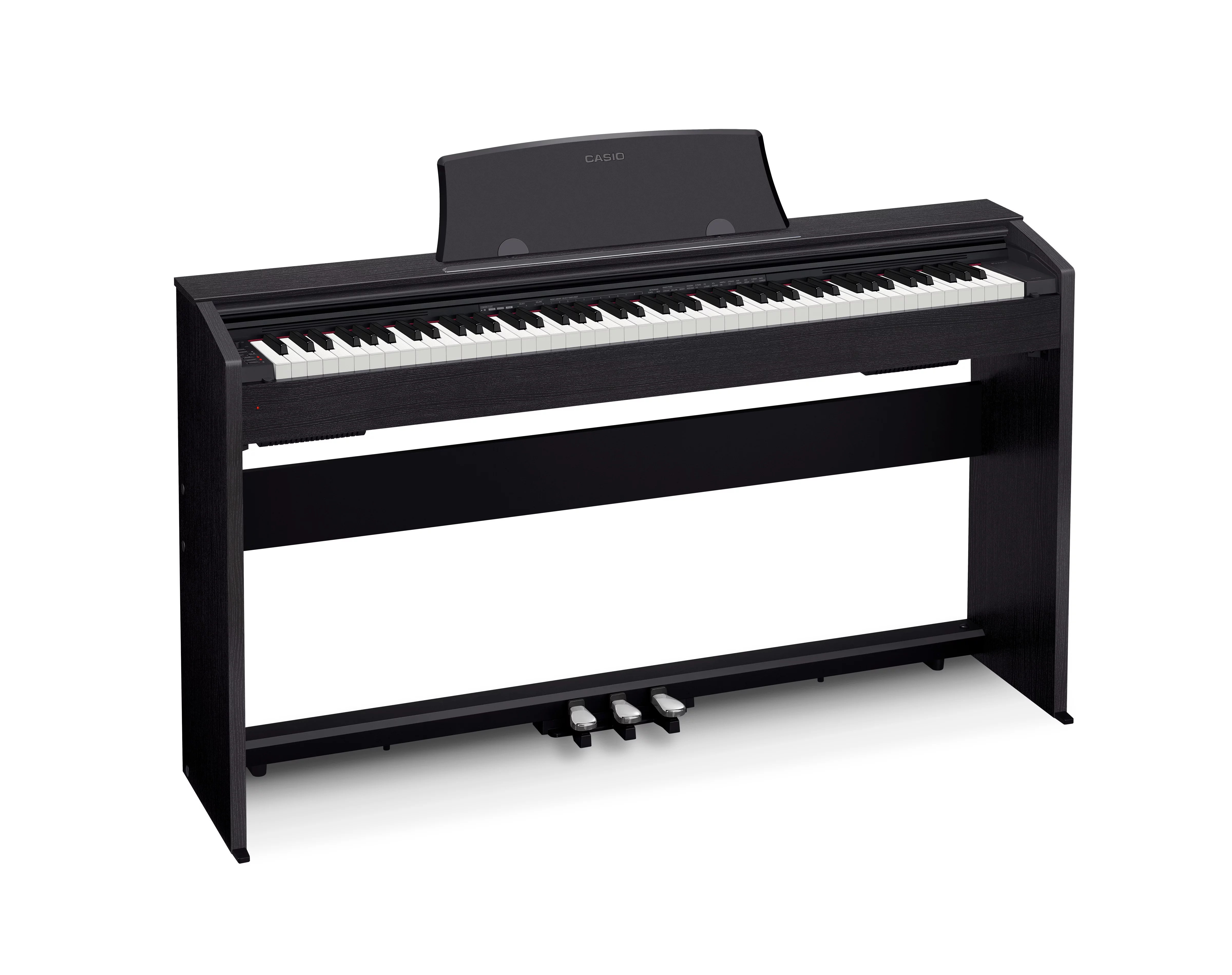 Casio PX770 Privia 88-Key Digital Home Piano with Scaled, Weighted Hammer-Action Keys, Black