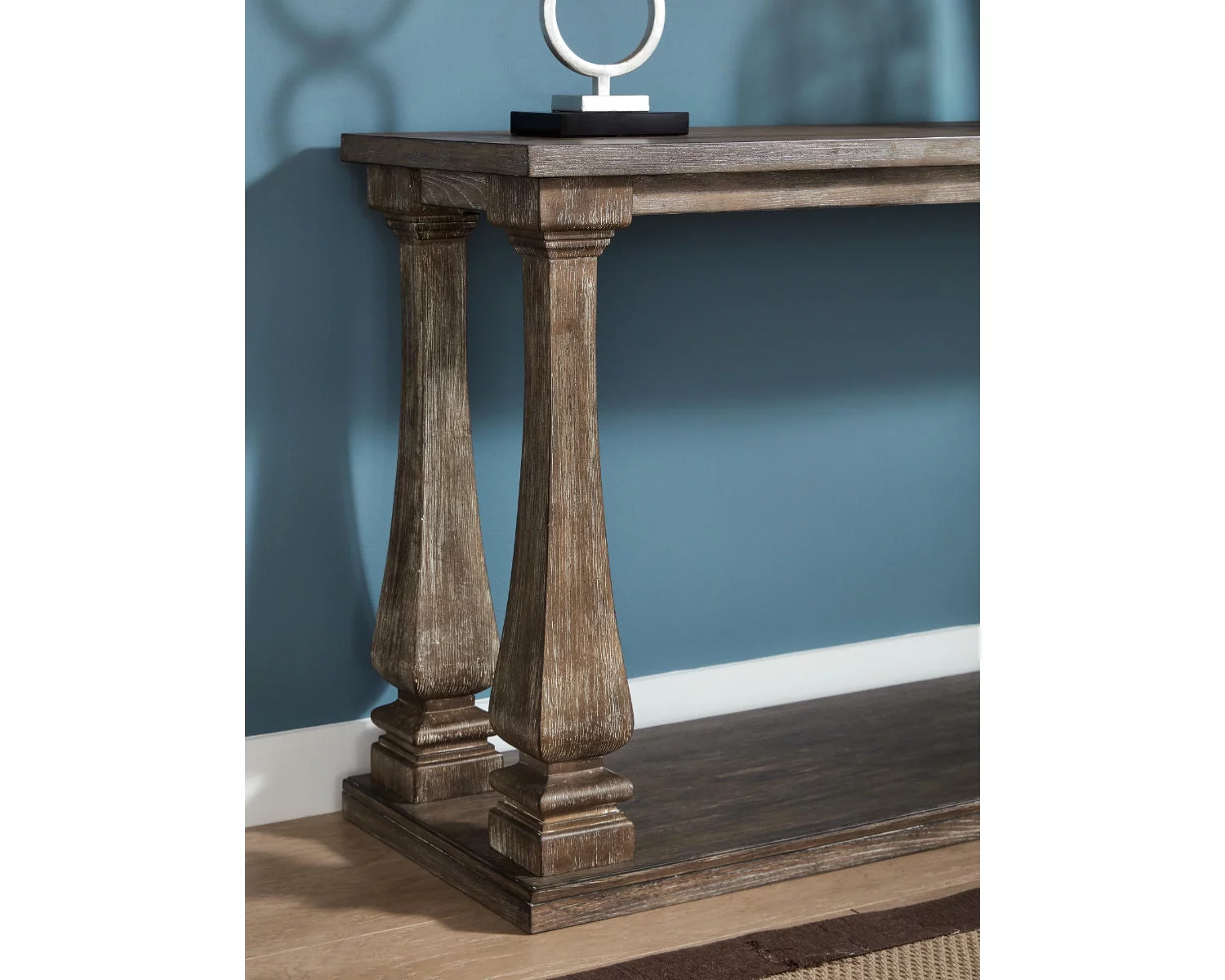 Signature Design by Ashley Casual Johnelle Sofa Table  Gray