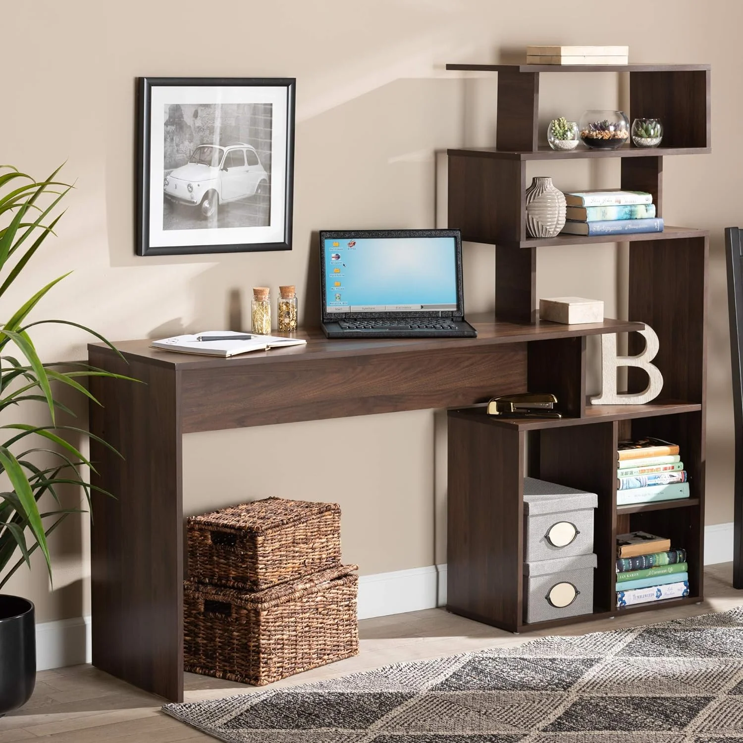 Foster Desks, Walnut Brown