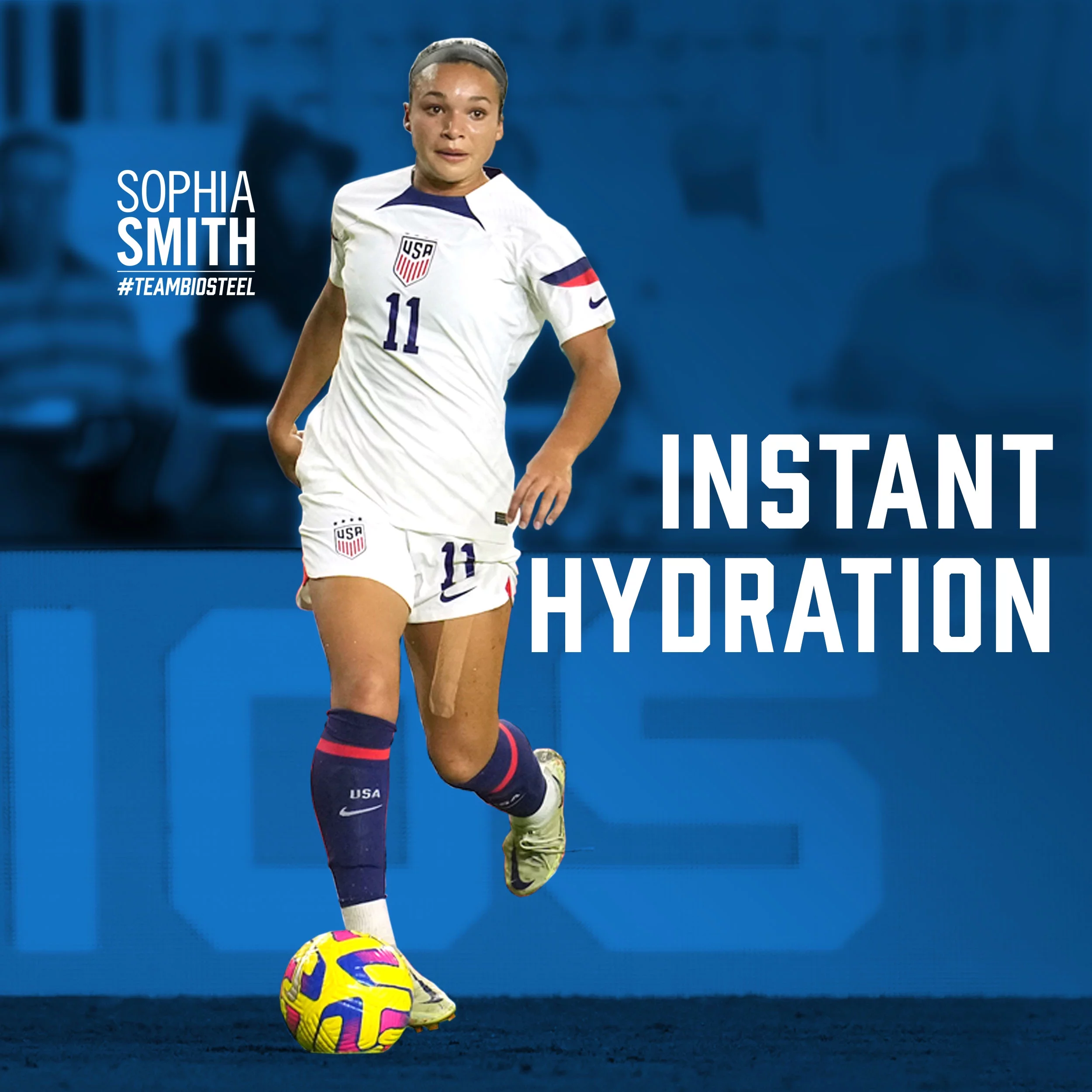 BioSteel Hydration Mix, Sugar-Free with Essential Electrolytes, Blue Raspberry, 7 Single Serving Packets