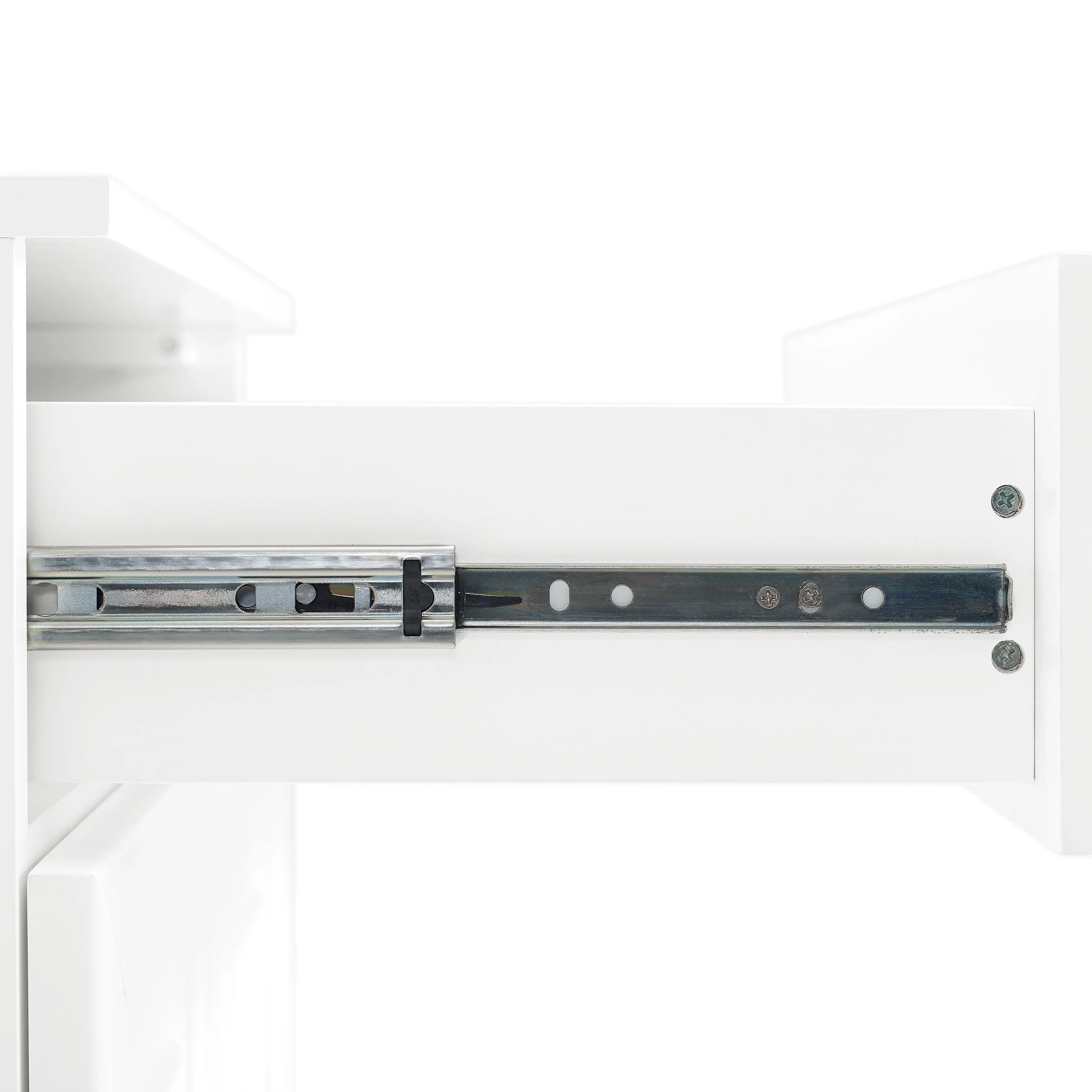 Crosley Furniture Stanton Traditional MDF Wood Pantry in White (Set of 2)