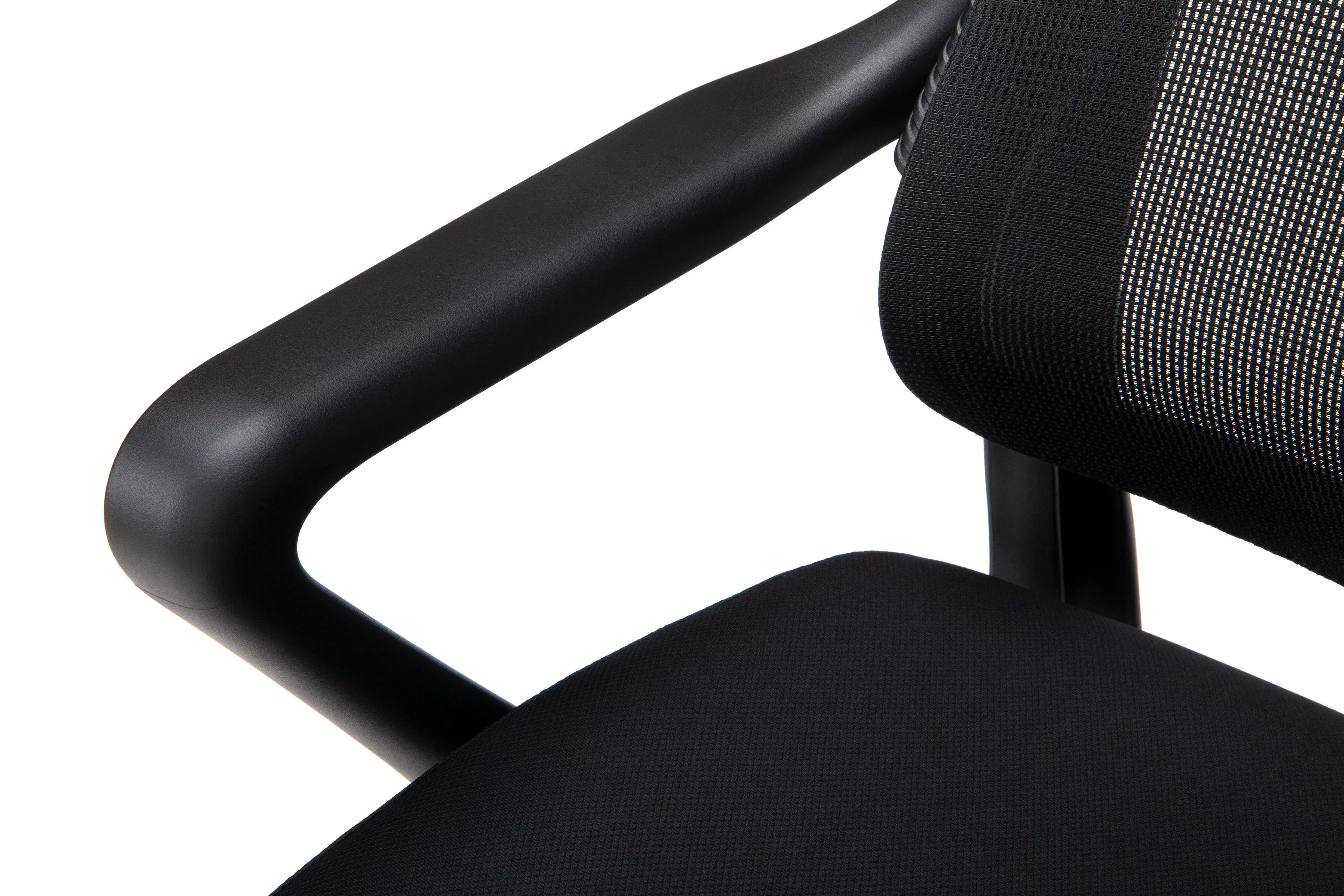 HON Basyx Helium Commercial-Grade Light Task Chair, Office Chair, in Black (BSX100VA10T)