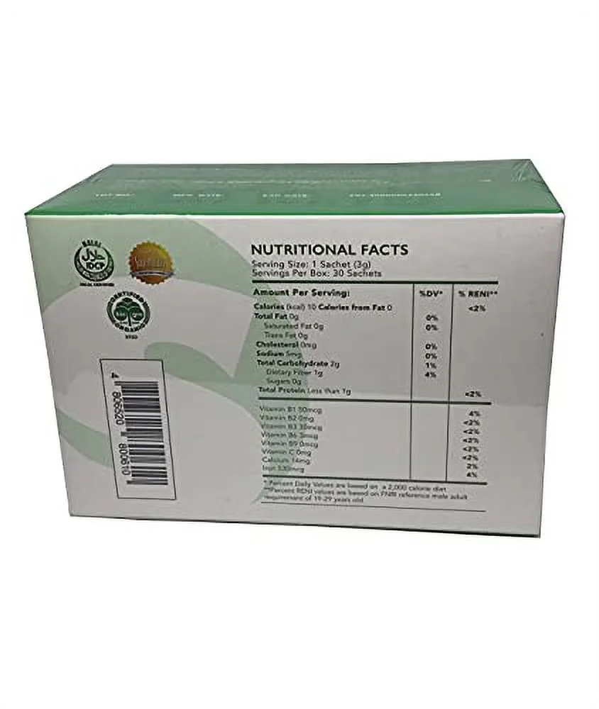 Sante Pure Barley Powder New Zealand Blend - 1 Box = 30 Sachets