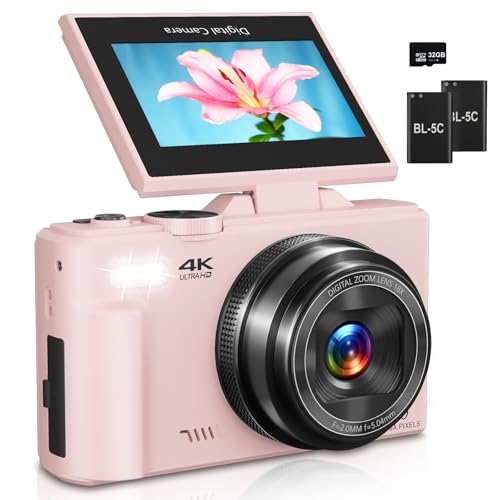 Digital Camera for Photography, 4K Vlogging Camera for YouTube 3