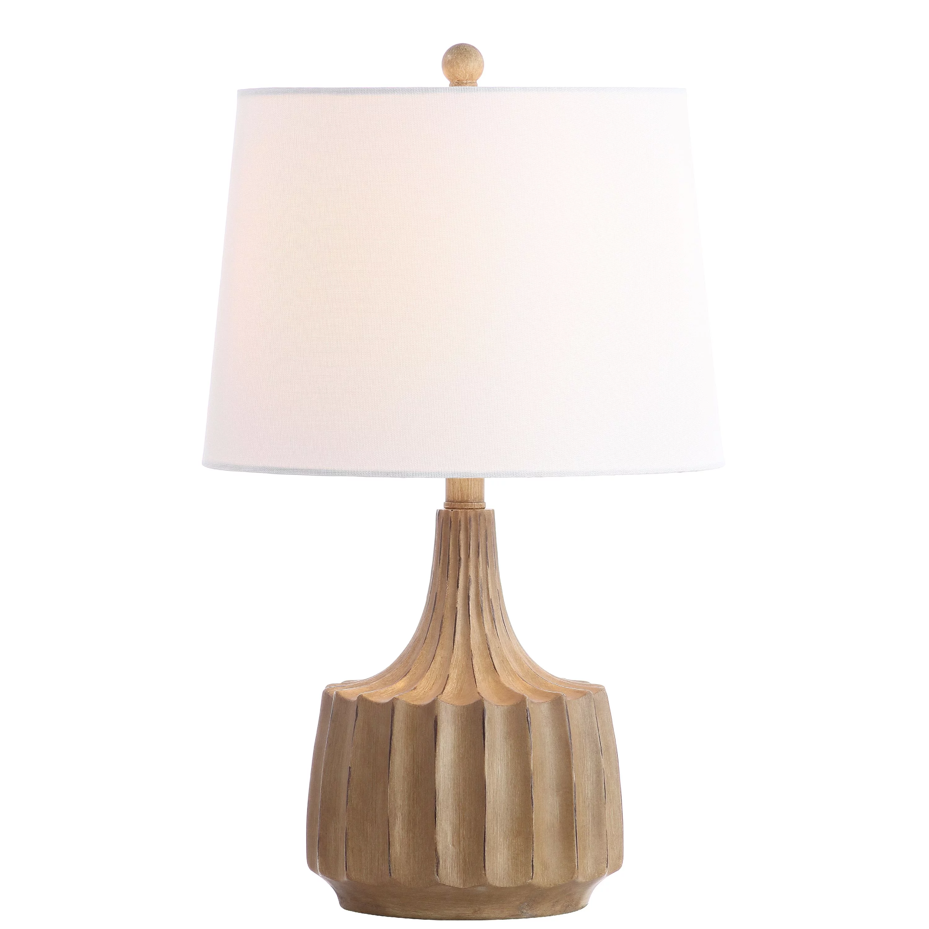 Safavieh Shiloh Natural 21.5 in. H Table Lamp, Wood Finish