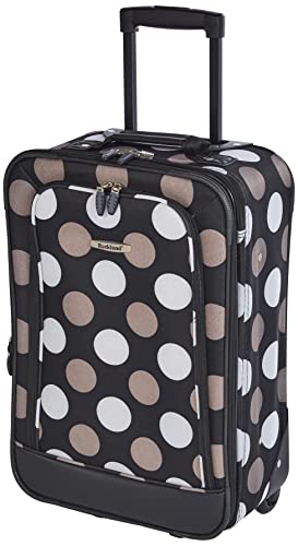Rockland Fashion Softside Upright Luggage Set, Beach