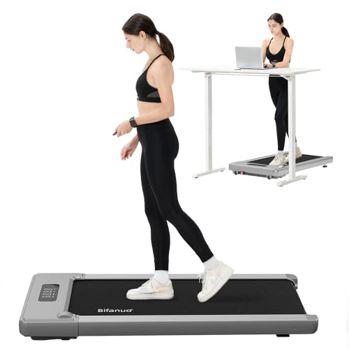 Walking Pad - Under Desk Treadmill for Home/Office, Portable with Remote Control LED Display - Ideal for Fitness Enthusiasts