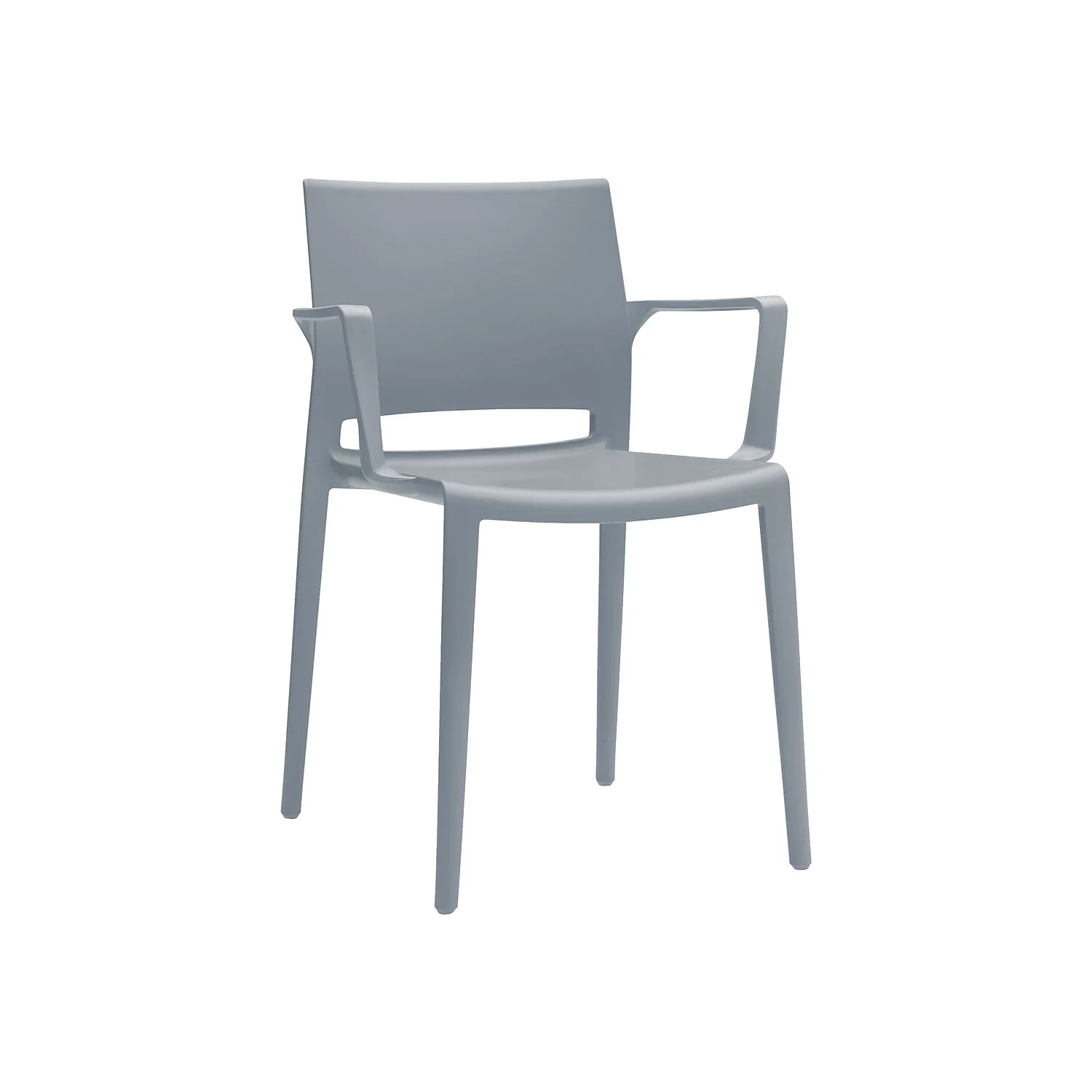 Global Bakhita Polypropylene Banquet/Reception Chair Char 4/Carton (6750CHA)