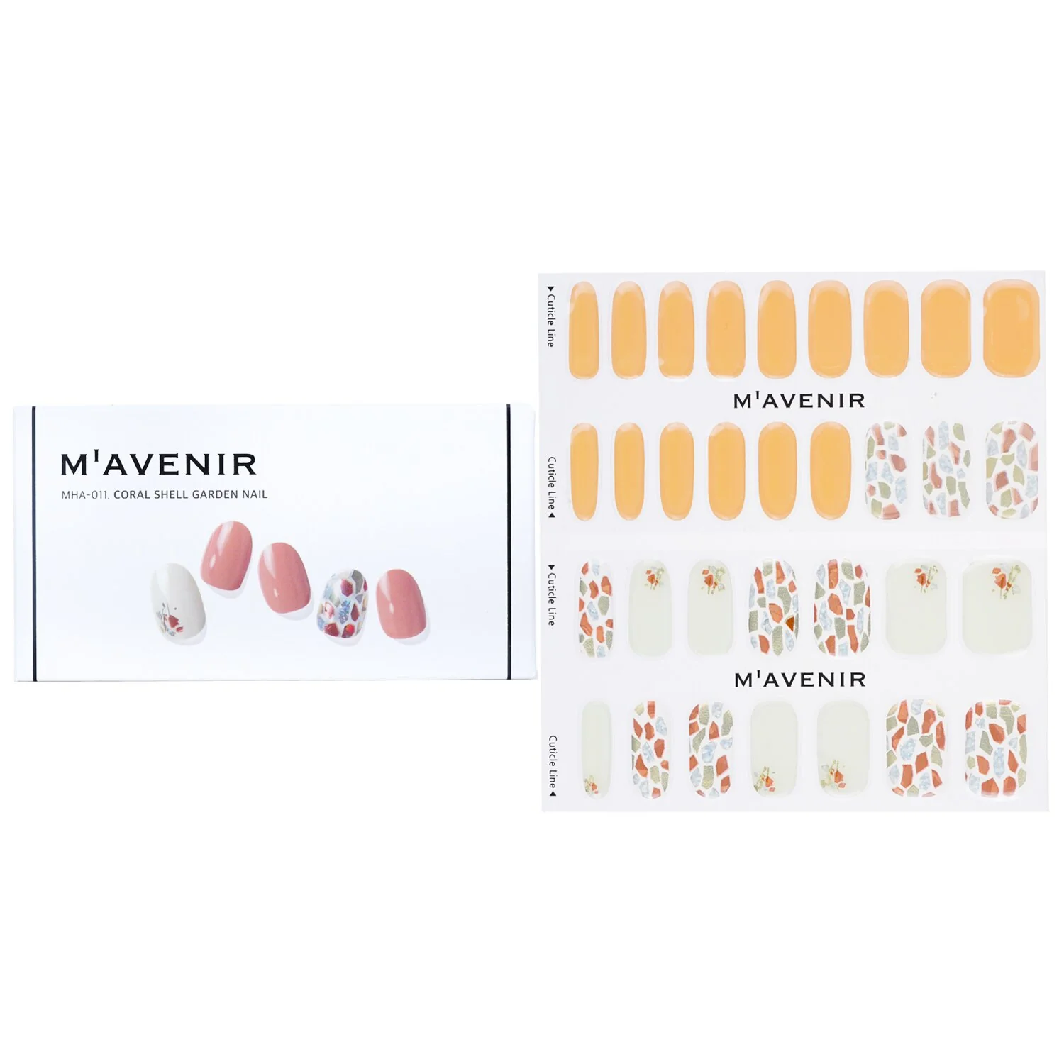 Mavenir Nail Sticker (Assorted Colour) - # Lollipops Nail  32pcs
