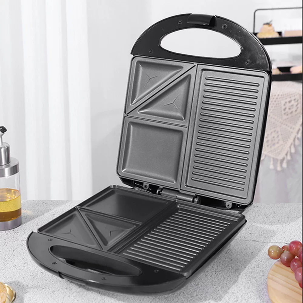 Carevas Bread machine,Easy 3in1 Shaped maker panini Non-Stick Easy 3in1 Iron Non-Stick Easy Maker Iron Non-Stick Waffle Maker Iron Panini Portable Indoor 1400W Waffle Maker sandwich maker Maiju HUIOP