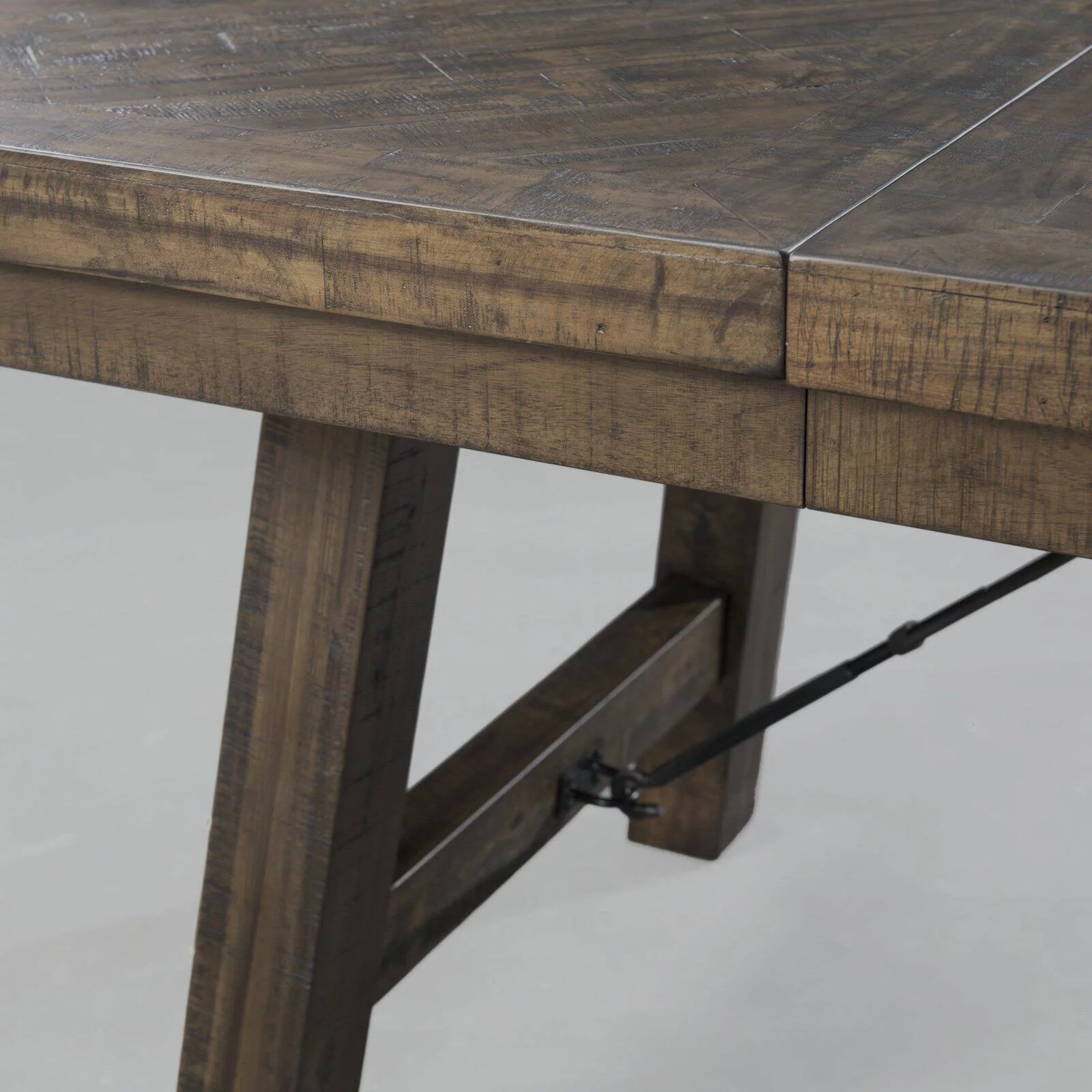 Picket House Furnishings Dex Dining Table in Smokey Walnut
