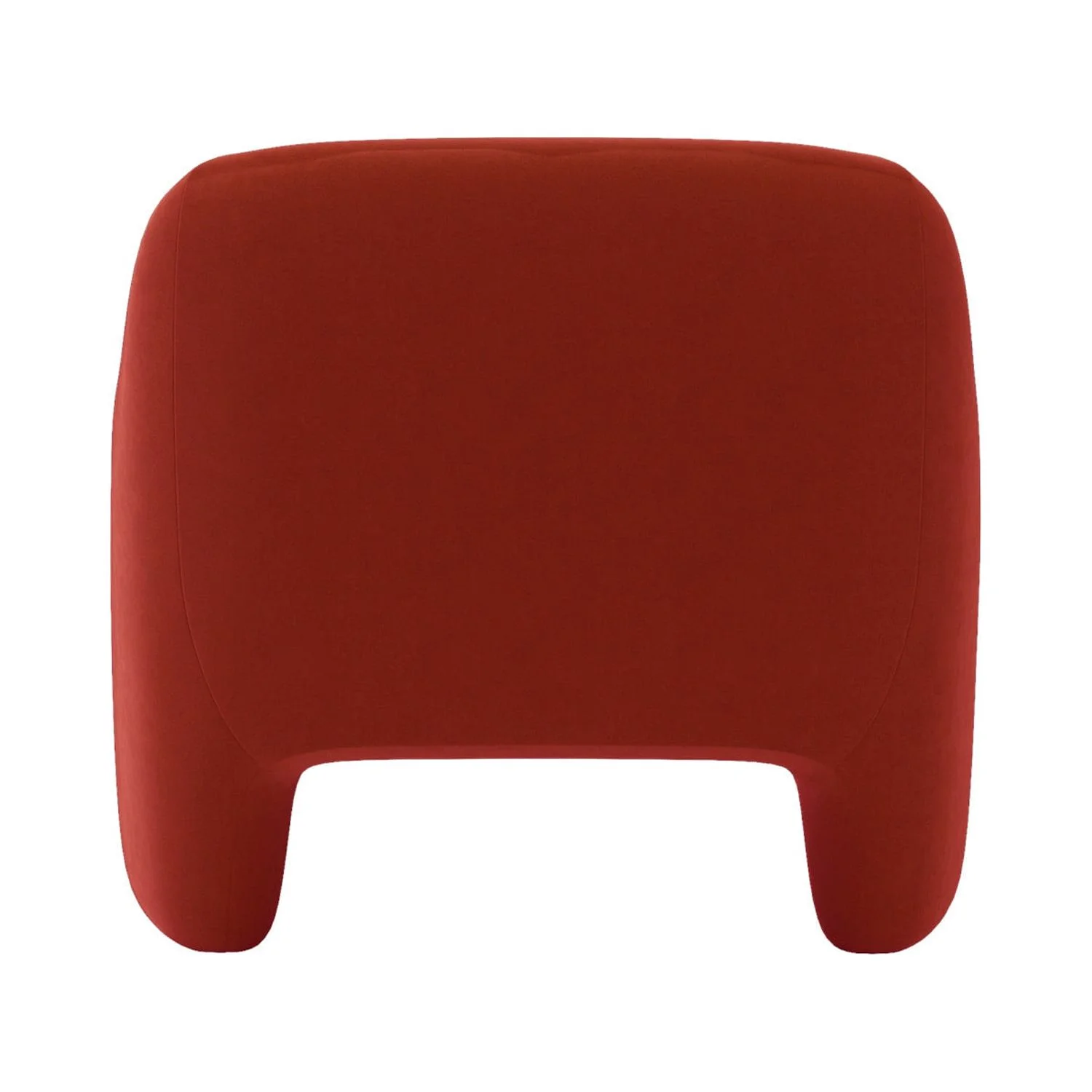 Better Homes & Gardens Emerson Curvy Velvet Accent Chair Rustic Red