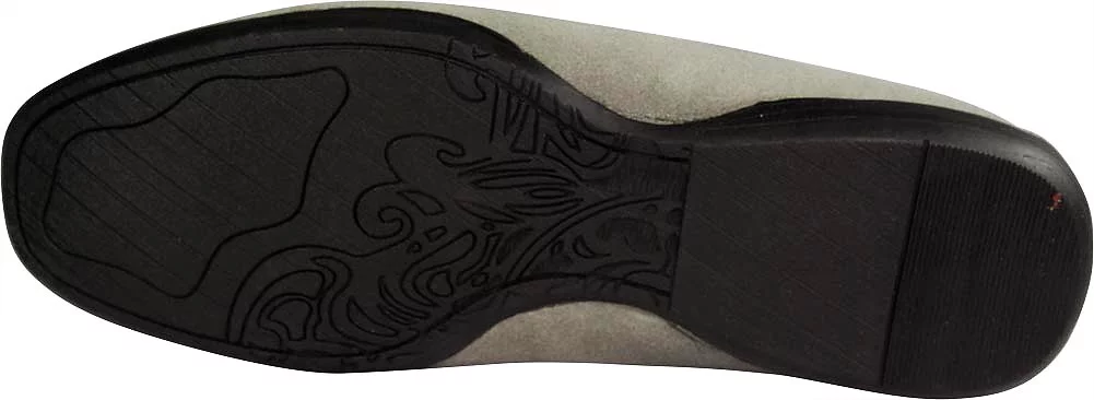 Masimo Mens Leather Driving Shoes Adult Male Slip on Loafers Grey 6