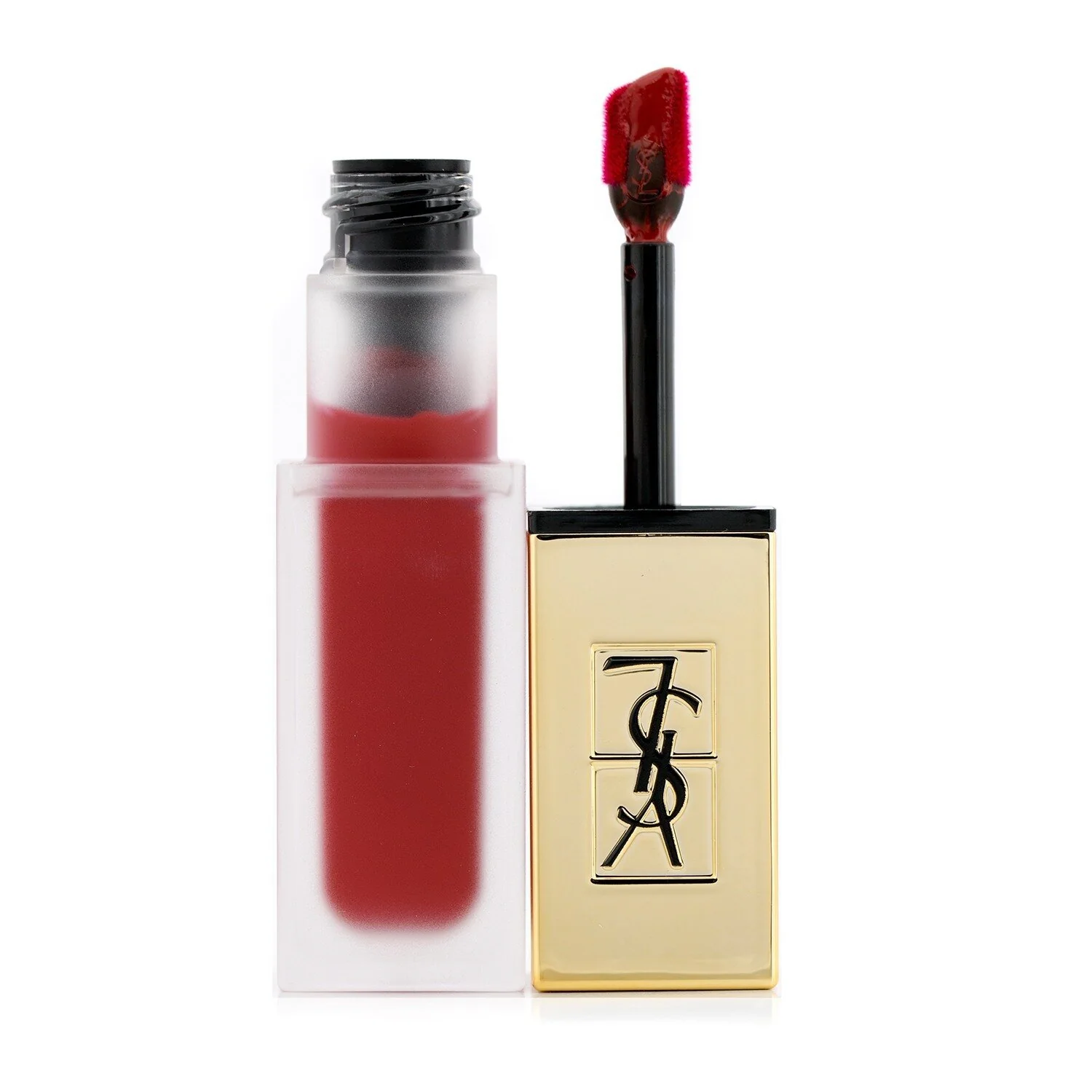 Yves Saint Laurent Tatouage Couture Matte Stain - # 8 Black Red Code (Box Slightly Damaged)  6ml/0.2oz