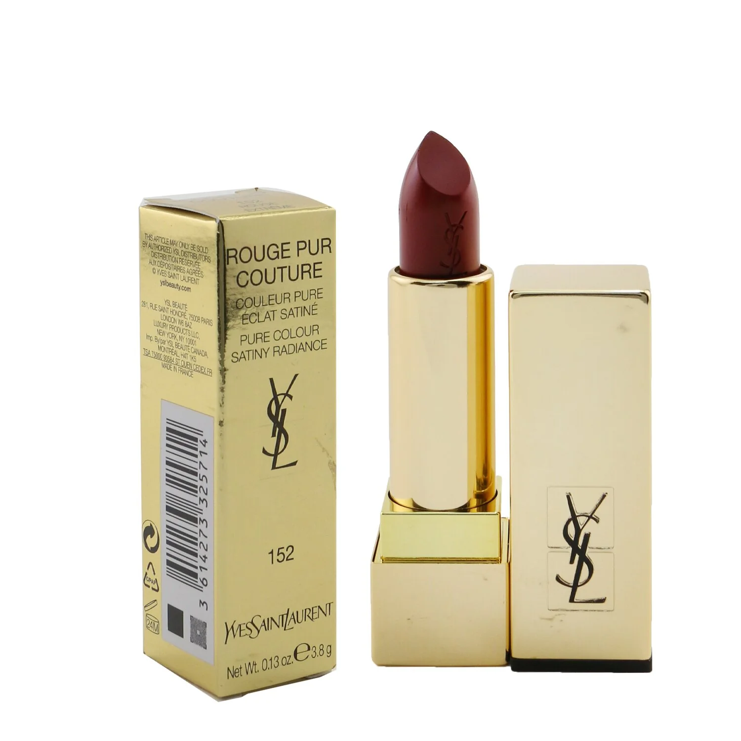 Yves Saint Laurent Rouge Pur Couture - #89 Prune Power (Box Slightly Damaged)  3.8g/0.13oz