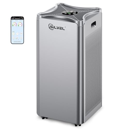 Air Purifier for Extra Large Room, Covers up to 3210 ft² with Washable Filters H13 HEPA Filter Filter dust pet hair for Office,bedroom