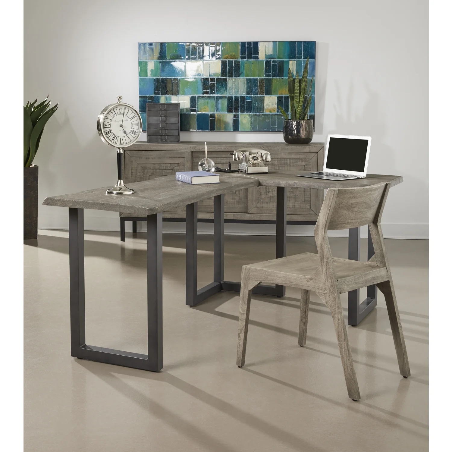 Coast to Coast L Shaped Writing Desk