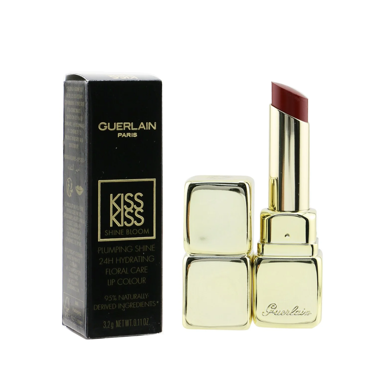 Guerlain KissKiss Shine Bloom Lip Colour - # 739 Cherry Kiss  3.2g/0.11oz