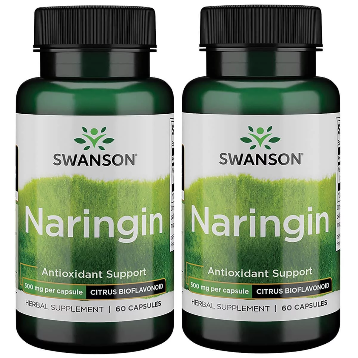 Swanson Naringin - Citrus Bioflavonoid 500 mg 60 Caps 2 Pack